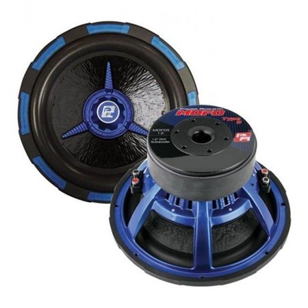 POWER ACOUSTIK Power Acoustik MOFOS12D4 12 in. 2500W Subwoofer Dual 4 ohm Max MOFOS12D4